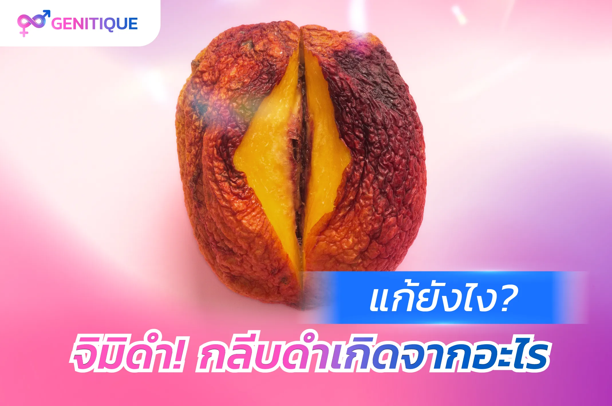 จิมิดำ กลีบดำเกิดจากอะไร