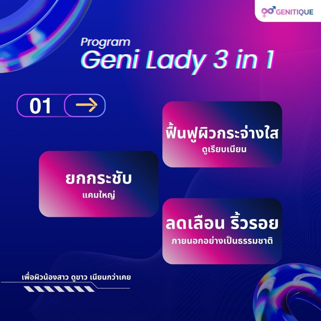 โปรแกรม Geni Lady 3 in 1