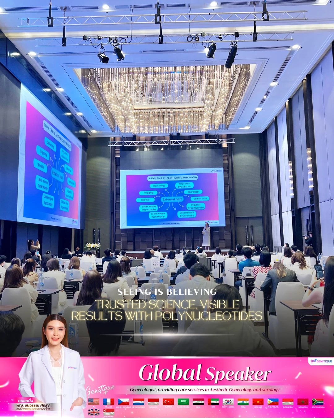 การบรรยาย นวัตกรรม Polynucleotide Therapy โปรแกรม GeniBlink