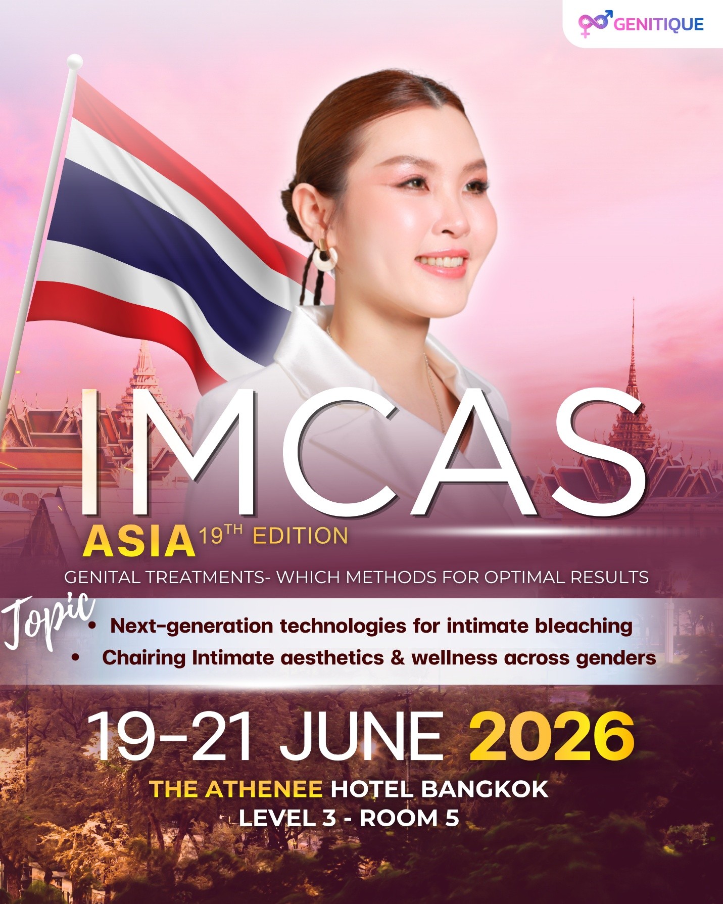 หมอหนึ่งในบทบาท Global Speaker และ Chairperson บนเวที IMCAS Asia 2026